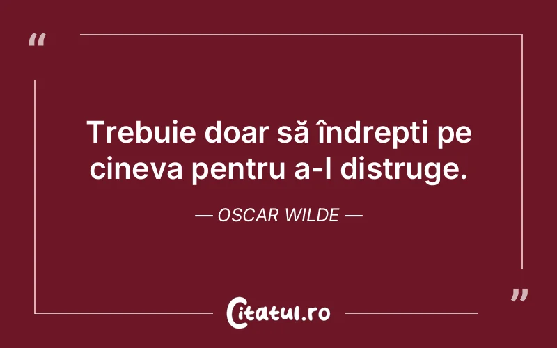 Citat Oscar Wilde - citate viata