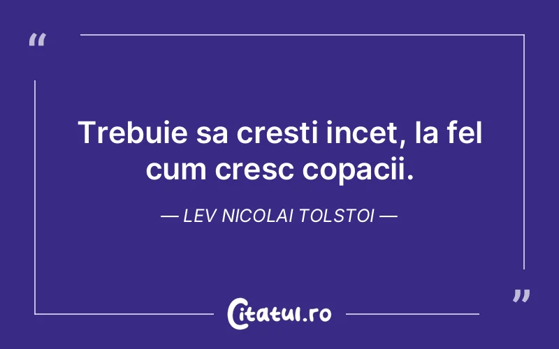 Citat Lev Nicolai Tolstoi - citate viata