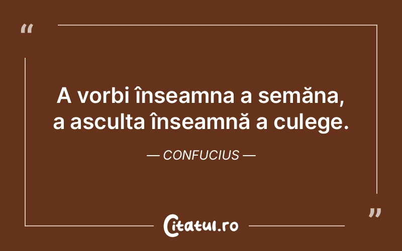 Citat Confucius - citate viata