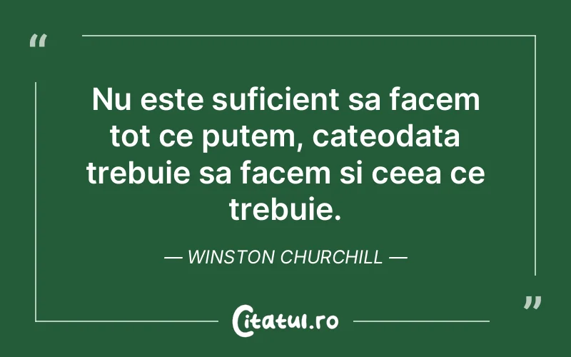 Citat Winston Churchill - citate viata