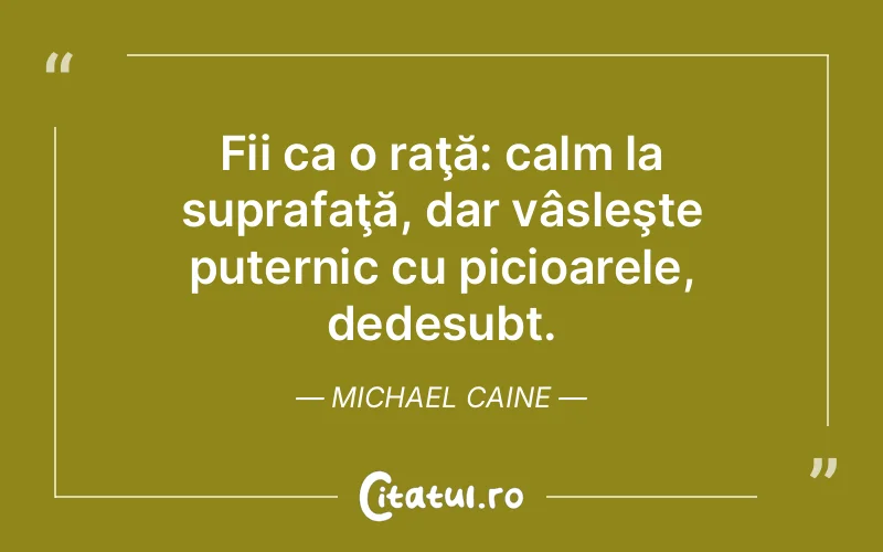 Citat Michael Caine - citate viata