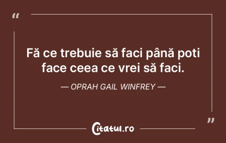 Cand vezi o persoană bună, gândește-...