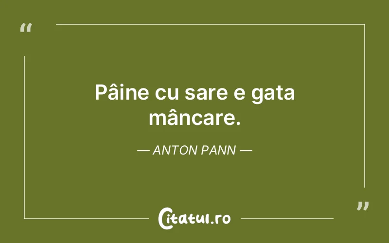 Citat Anton Pann - citate viata