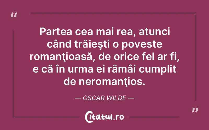 Citat Oscar Wilde - citate viata