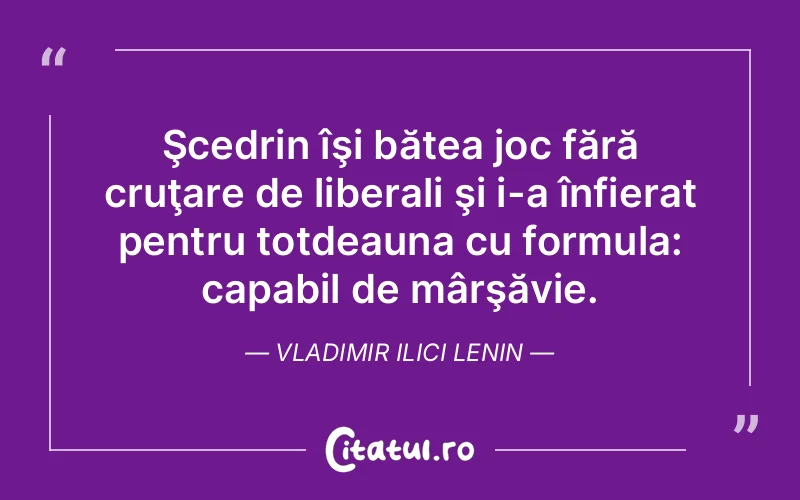Citat Vladimir Ilici Lenin - citate viata