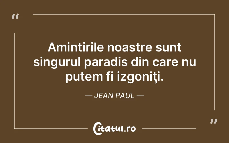 Citat Jean Paul - citate viata