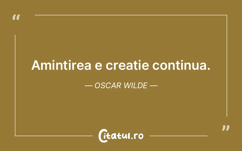 Citat Oscar Wilde - citate viata