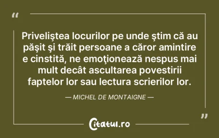 Amintirile sunt o haină magică ce nu s...