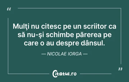 Criticul trebuie să educe publicul; scr...