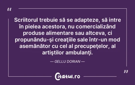 Unii scriitori au ales să nu dea cu bâ... Unii scriitori au ales să nu dea cu bâ...