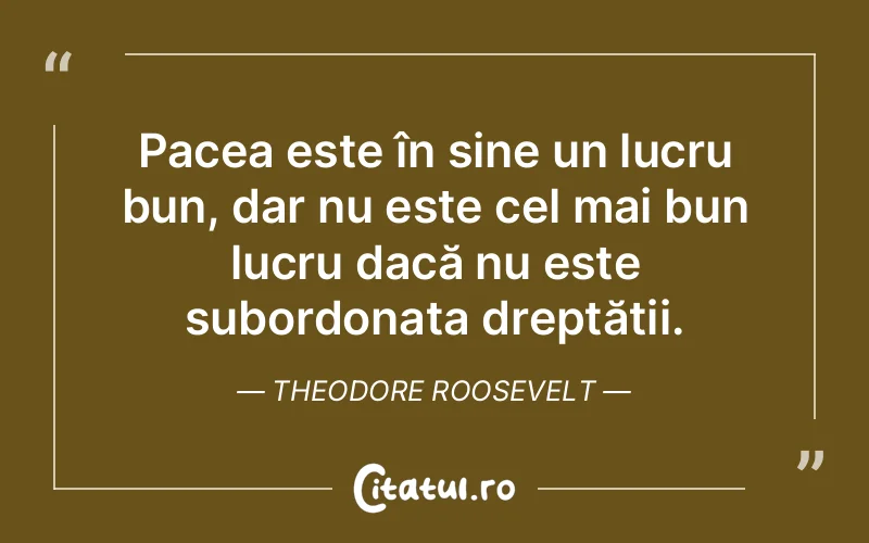 Citat Theodore Roosevelt - citate viata