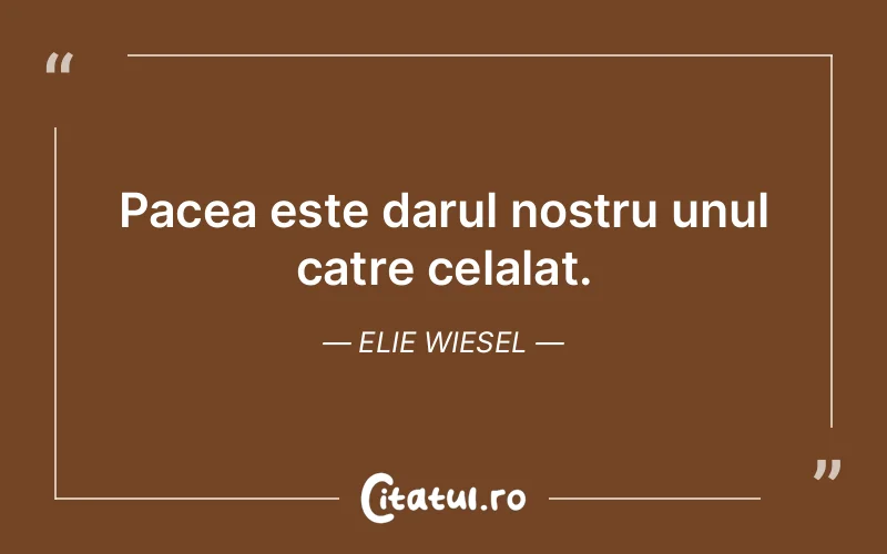 Citat Elie Wiesel - citate viata