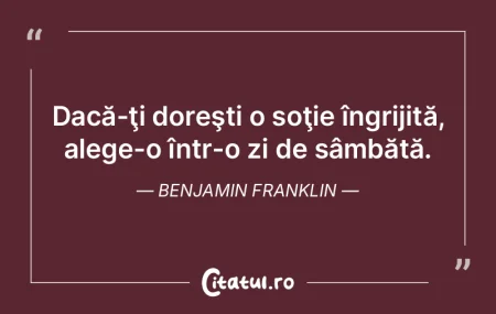 Dacă o soţie e veselă, nu înseamnă ...