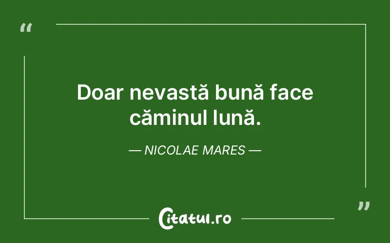 Citat Nicolae Mares - citate viata