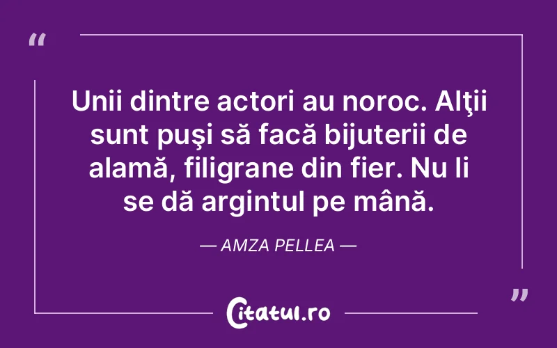 Citat Amza Pellea - citate viata