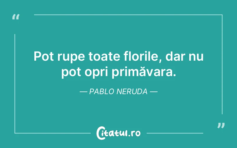Citat Pablo Neruda - citate viata