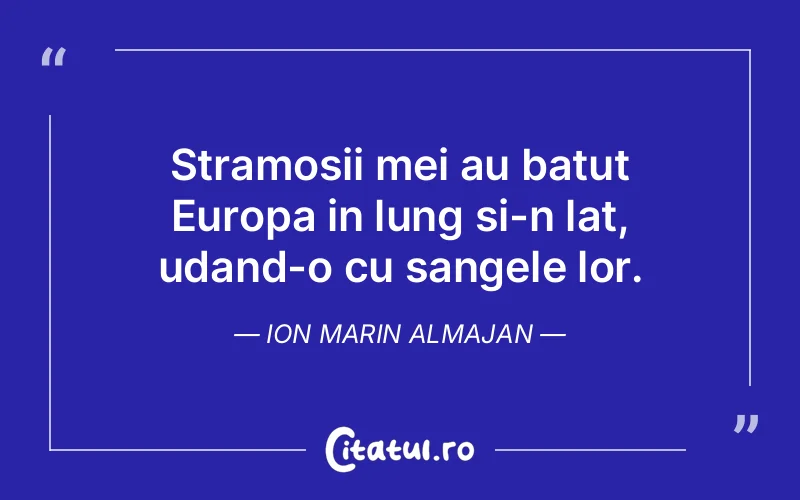 Citat Ion Marin Almajan - citate viata