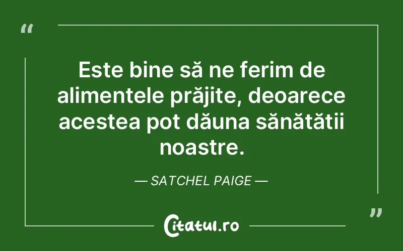 Citat Satchel Paige - citate viata