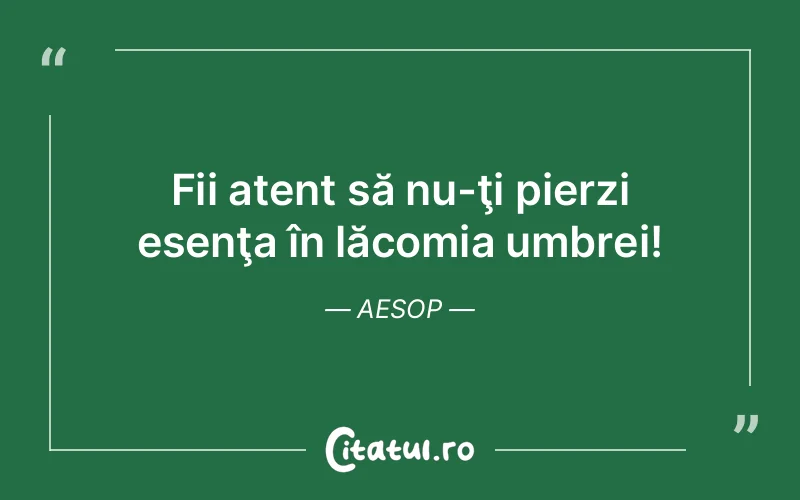 Citat Aesop - citate viata