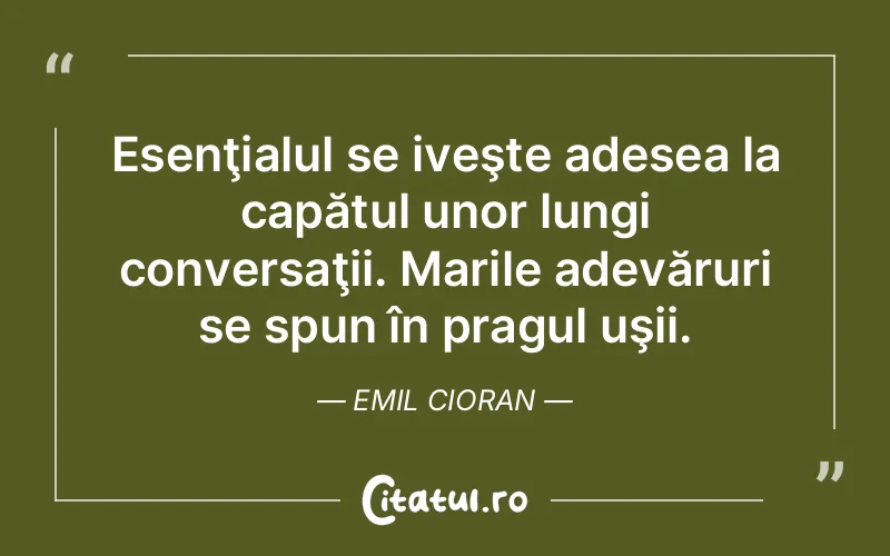 Citat Emil Cioran - citate viata