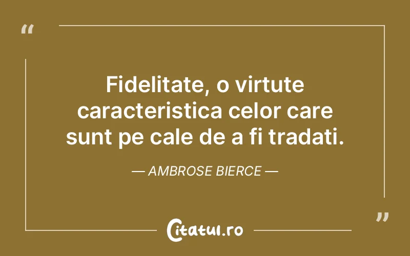Citat Ambrose Bierce - citate viata