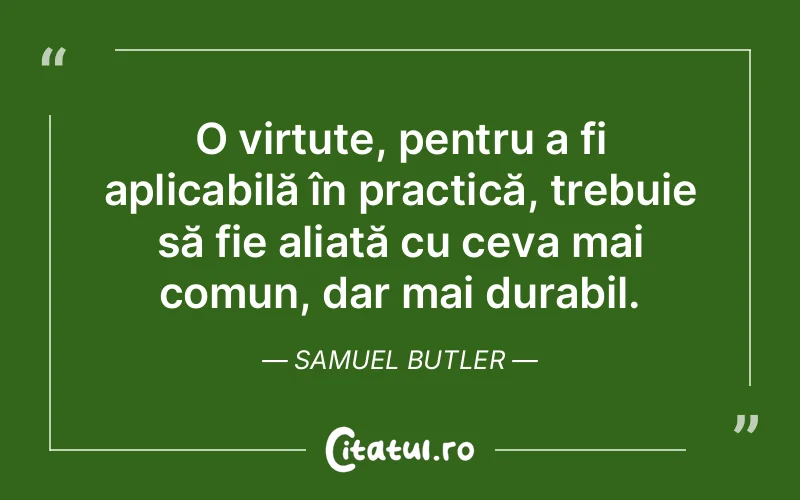 Citat Samuel Butler - citate viata