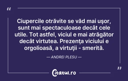 Linia care separă virtutea de viciu e u... Linia care separă virtutea de viciu e u...