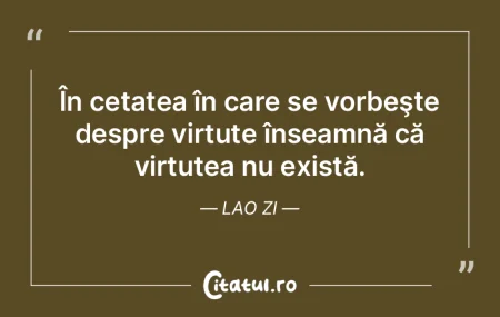 Virtutea e propria ei răsplată, dar nu... Virtutea e propria ei răsplată, dar nu...