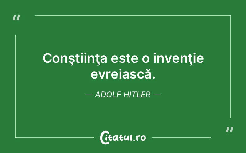 Citat Adolf Hitler - citate viata