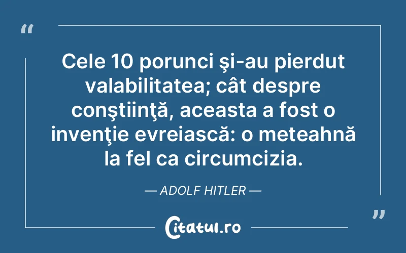 Citat Adolf Hitler - citate viata