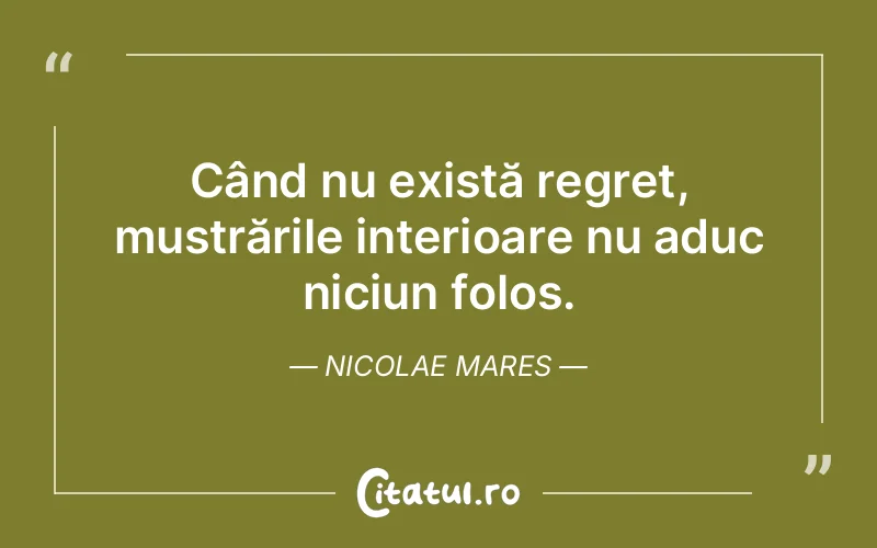 Citat Nicolae Mares - citate viata