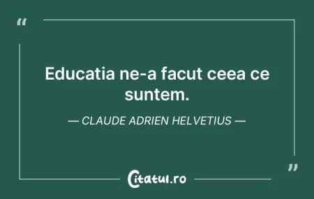 Educarea minţii fără cea a inimii nu ... Educarea minţii fără cea a inimii nu ...