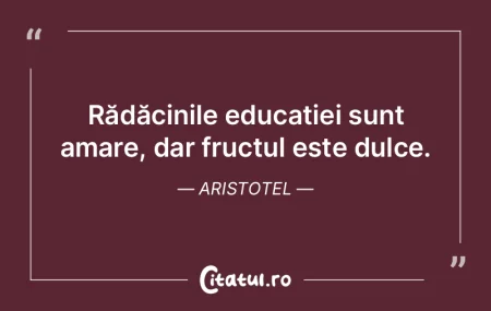 Geniul fără educaţie este ca argintul... Geniul fără educaţie este ca argintul...