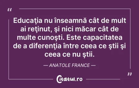 A fi conştient că eşti ignorant este ... A fi conştient că eşti ignorant este ...