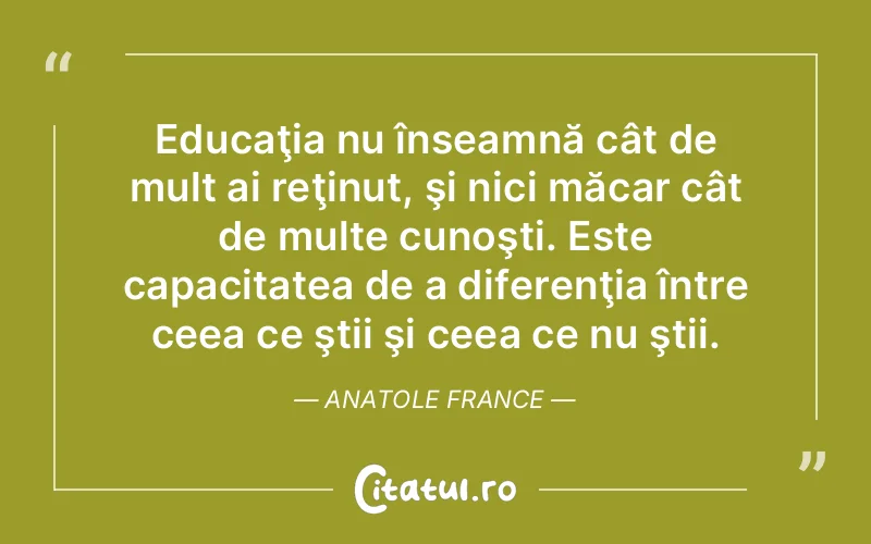 Citat Anatole France - citate viata