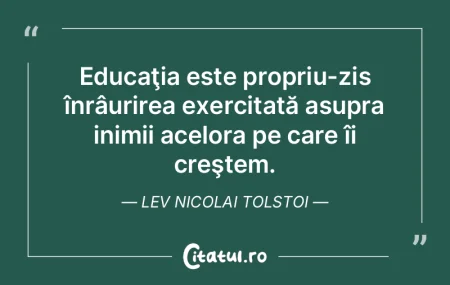Educaţia, educaţia este totul. Educaţ... Educaţia, educaţia este totul. Educaţ...
