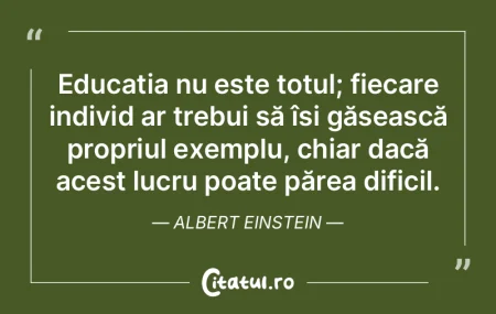 Educaţia alcătuieşte ţesutul natural... Educaţia alcătuieşte ţesutul natural...