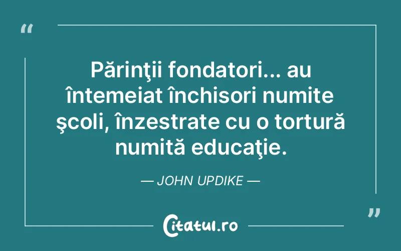 Citat John Updike - citate viata