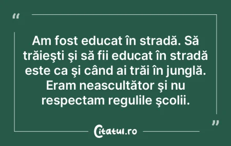 A fi educat înseamnă să ÅŸtii unde sÄ... A fi educat înseamnă să ÅŸtii unde sÄ...