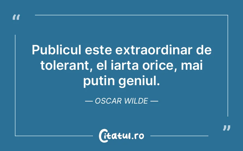 Citat Oscar Wilde - citate viata