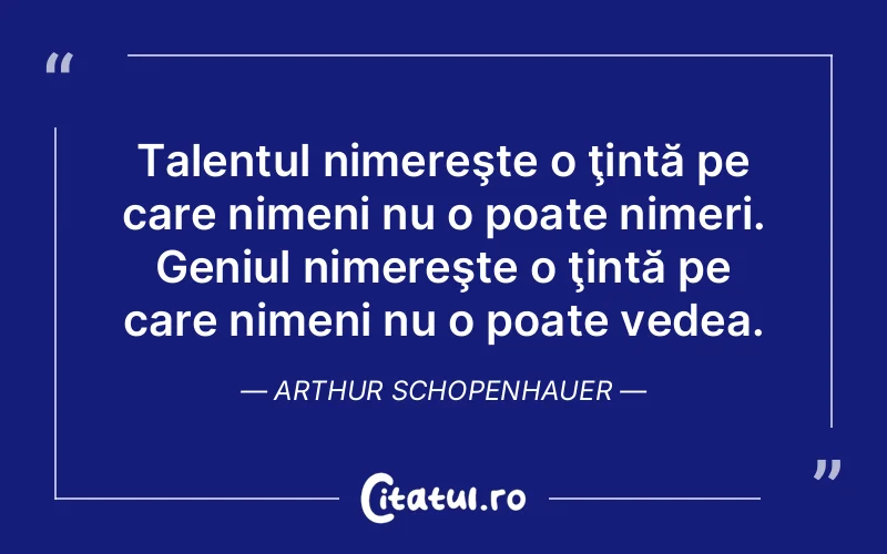Citat Arthur Schopenhauer - citate viata