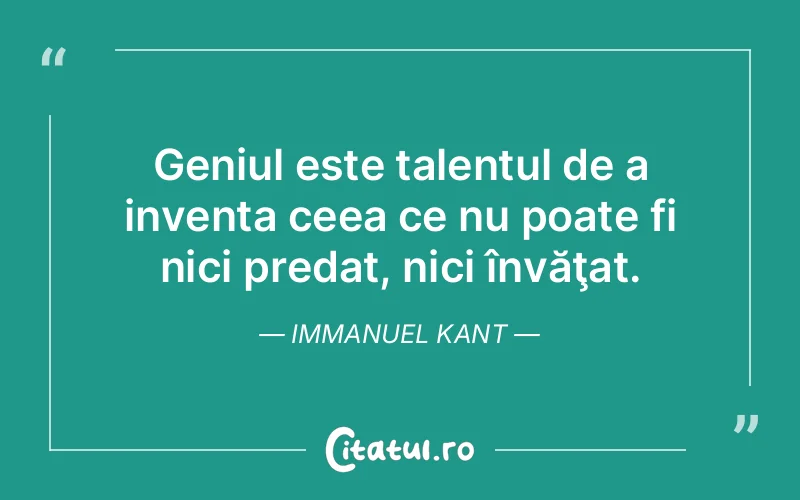 Citat Immanuel Kant - citate viata