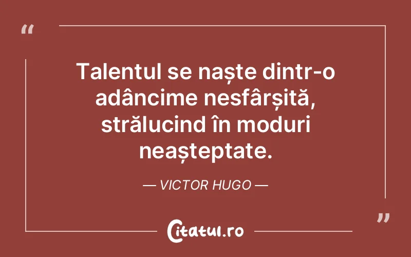 Citat Victor Hugo - citate viata