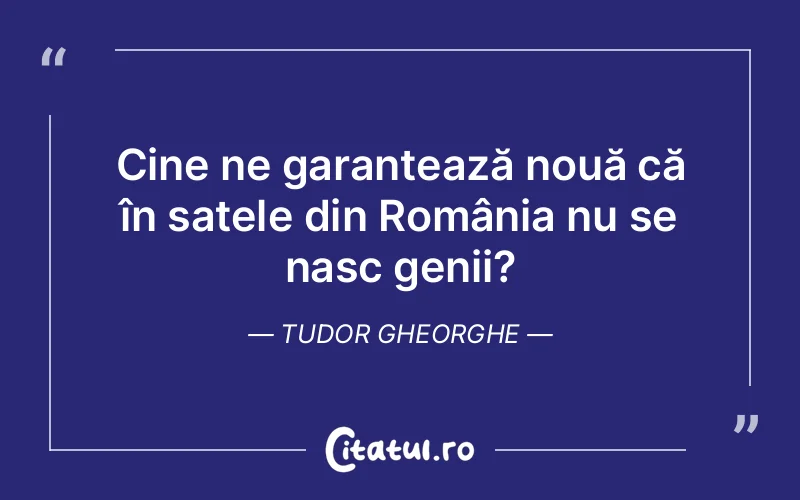 Citat Tudor Gheorghe - citate viata