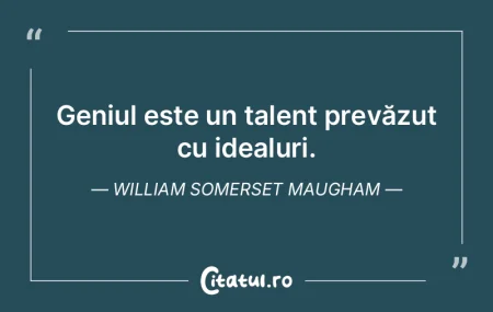 Adevăratul geniu constă în capacitate... Adevăratul geniu constă în capacitate...