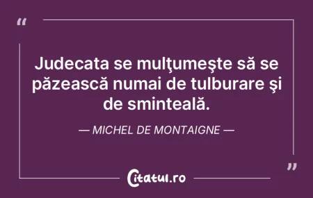 Să cântăreşti şi să judeci pericol...