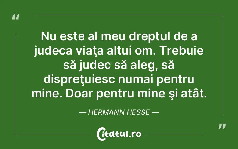 Citat Hermann Hesse - citate viata