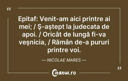 Nu te judeca după greșelile tale, ci d...