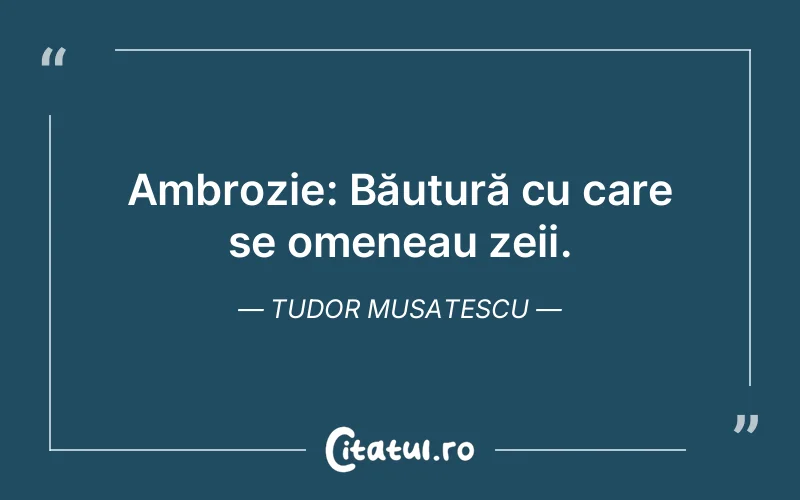 Citat Tudor Musatescu - citate viata