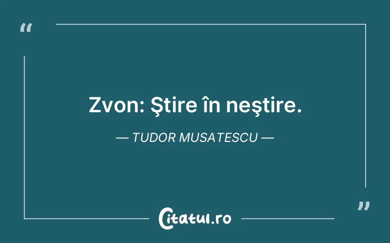 Citat Tudor Musatescu - citate viata